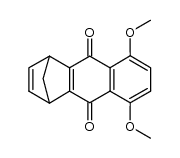 5,8-dimethoxy-1,4-dihydro-1,4-methanoanthracene-9,10-dione Structure