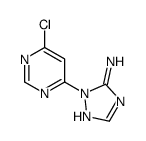 2-(6-Chloropyrimidin-4-yl)-2H-[1,2,4]triazol-3-ylamine图片