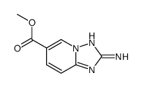 2-氨基-[1,2,4]三氮唑并[1,5-a]吡啶-6-羧酸甲酯结构式