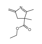 ethyl 4,5-dimethyl-2-methylene-3,4-dihydro-2H-pyrrole-4-carboxylate Structure