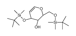 3,6-双邻(叔丁基二甲基甲硅烷基)-D-葡萄烯糖结构式