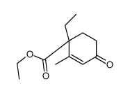 ethyl 1-ethyl-2-methyl-4-oxocyclohex-2-ene-1-carboxylate Structure