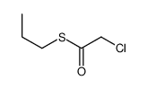 S-propyl 2-chloroethanethioate Structure