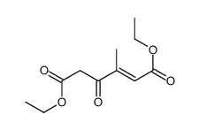 2-Hexenedioic acid, 3-methyl-4-oxo-, diethyl ester Structure