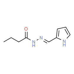 Butanoic acid,(1H-pyrrol-2-ylmethylene)hydrazide (9CI) structure