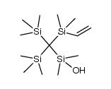 [dimethyl(vinyl)silyl](hydroxydimethylsilyl)bis(trimethylsilyl)methane结构式