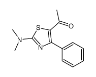 1-[2-(dimethylamino)-4-phenyl-1,3-thiazol-5-yl]ethanone Structure