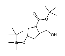 (2S,4R)-1-Boc-4-(tert-butyldimethylsilyloxy)-2-(hydroxyMethyl)pyrrolidine picture