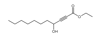 ethyl 4-hydroxyundec-2-ynoate结构式