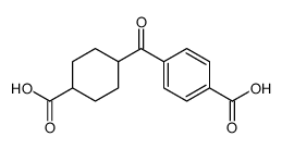 4-(4-carboxycyclohexanecarbonyl)benzoic acid Structure