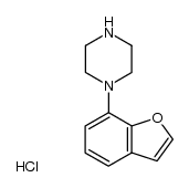 1-(benzo[b]furan-7-yl)piperazine hydrochloride结构式