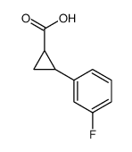 2-(3-Fluoro-phenyl)-cyclopropanecarboxylic acid structure