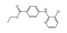 ethyl 4-[(3-chloropyridin-2-yl)amino]benzoate结构式