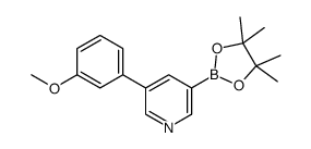 3-(3-methoxy-phenyl)-5-(4,4,5,5-tetramethyl-[1,3,2]dioxaborolan-2-yl)-pyridine Structure