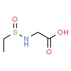 Glycine, N-(ethylsulfinyl)- (9CI) Structure