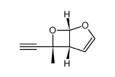 2,7-Dioxabicyclo[3.2.0]hept-3-ene, 6-ethynyl-6-methyl-, (1alpha,5alpha,6beta)- (9CI)结构式