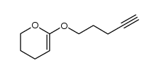 6-(pent-4-yn-1-yloxy)-3,4-dihydro-2H-pyran结构式
