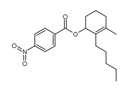 3-methyl-3-pentyl-2-cyclohexenyl p-nitrobenzoate结构式