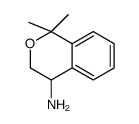 1,1-dimethyl-3,4-dihydroisochromen-4-amine Structure