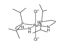Dichlorobis[3-(di-i-propylphosphino)propylamine]ruthenium(II), min. 97 structure