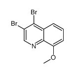 3,4-dibromo-8-methoxyquinoline Structure