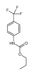 propyl N-[4-(trifluoromethyl)phenyl]carbamate Structure