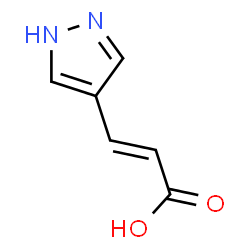 2-Propenoic acid, 3-(1H-pyrazol-4-yl)- Structure