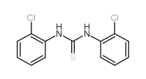 Thiourea,N,N'-bis(2-chlorophenyl)- Structure
