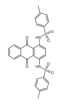 1,4-bis-(toluene-4-sulfonylamino)-anthraquinone Structure