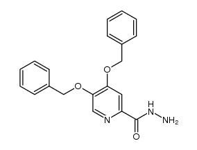 4,5-bis(benzyloxy)pyridine-2-carbohydrazide Structure