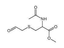 2-Acetamido-3-(acetylthio)propanoic acid, methyl ester structure