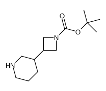 tert-butyl 3-(piperidin-3-yl)-azetidine-1-carboxylate structure