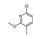 3-iodo-2-methoxy-6-chloropyridine Structure
