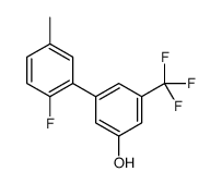 3-(2-fluoro-5-methylphenyl)-5-(trifluoromethyl)phenol结构式