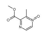 3-(methoxycarbonyl)-2-methylpyrazine 1-oxide Structure