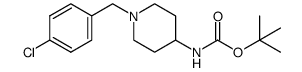 tert-butyl 1-(4-chlorobenzyl)piperidin-4-ylcarbamate picture