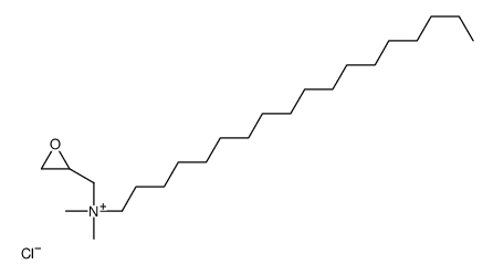 dimethyl-octadecyl-(oxiran-2-ylmethyl)azanium,chloride结构式
