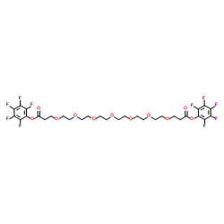 Bis-PEG7-PFP ester structure