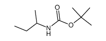 Carbamic acid, (1-methylpropyl)-, 1,1-dimethylethyl ester (9CI) structure