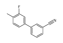 3-(3-fluoro-4-methylphenyl)benzonitrile Structure