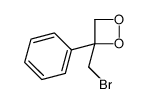 3-(bromomethyl)-3-phenyldioxetane Structure