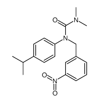 1,1-dimethyl-3-[(3-nitrophenyl)methyl]-3-(4-propan-2-ylphenyl)urea结构式