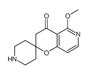 5-methoxyspiro[3H-pyrano[3,2-c]pyridine-2,4'-piperidine]-4-one结构式