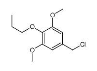 5-(chloromethyl)-1,3-dimethoxy-2-propoxybenzene Structure