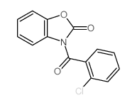 3-(2-Chlorobenzoilo)benzoksazolon-2 [Polish]结构式