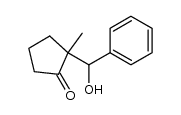 2-(hydroxy(phenyl)methyl)-2-methylcyclopentanone Structure