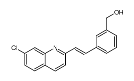 trans-3-[2-(7-chloroquinolin-2-yl)ethenyl]benzyl alcohol Structure