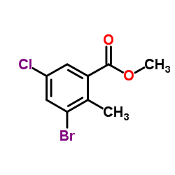 Methyl 3-bromo-5-chloro-2-methylbenzoate picture