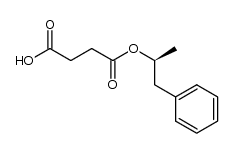 (S)-4-oxo-4-((1-phenylpropan-2-yl)oxy)butanoic acid Structure