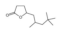 5-(2,4,4-trimethylpentyl)oxolan-2-one Structure